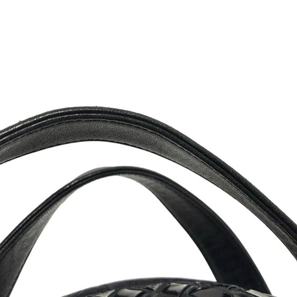 Auth BALLY - Black Leather Patent Leather (Synthetic Leather) Handbag - Picture 8 of 14